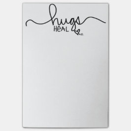 Bloco Post-it Hugs Heal Posta-It Notes