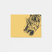 Ilustração do Leopardo Desenhado à Mão Negra e Ama