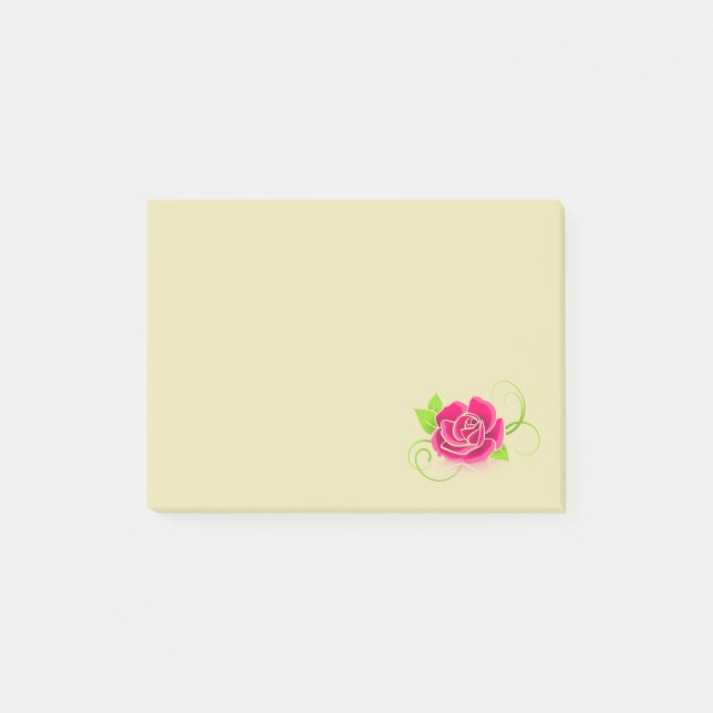 Bloco Post-it Ilustração rosa rosa rosa rosa (Frente)