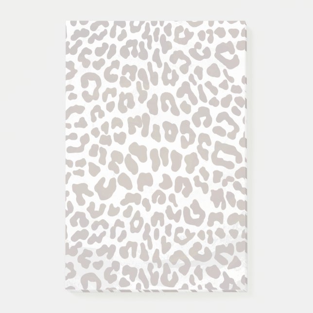 Bloco Post-it Impressão de Chocolate Leopardo (Frente)