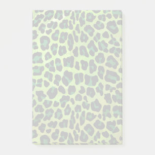 Bloco Post-it Impressão Preto-Leopardo e Verde