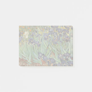Bloco Post-it Íris de Van Gogh Pintura Impressionista