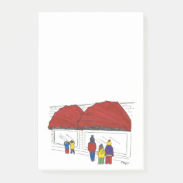 Bloco Post-it Janela Comprando Nova Iorque NYC Natal