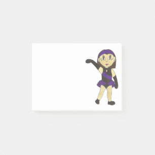 Bloco Post-it Jazz Dance Teacher Girl Dancer Considerando Costum
