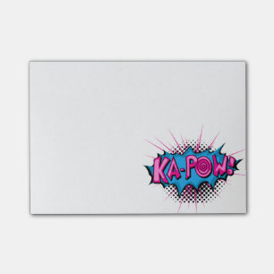 Bloco Post-it Ka-Prisioneiro de guerra cómico do pop art!