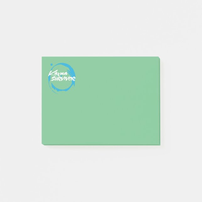 Bloco Post-it Karma Survivor (Frente)