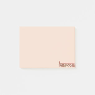 Bloco Post-it karmas - laranja