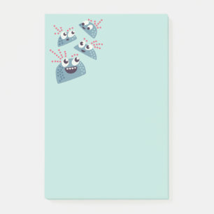 Bloco Post-it Kawaii Cute Cartoon Candy Amigos Crianças