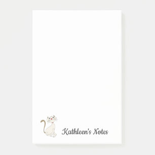 Bloco Post-it Kitty Cat Love Notes   Personalizar texto