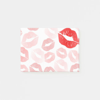 Bloco Post-it Lábios com Batom