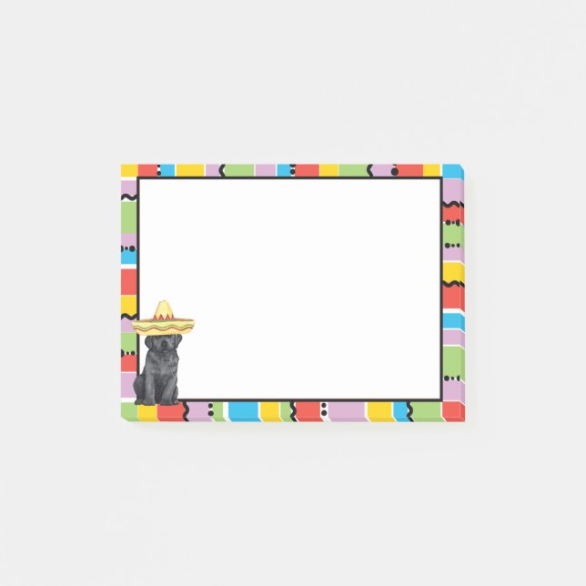 Bloco Post-it Laboratório Preto Fiesta (Frente)