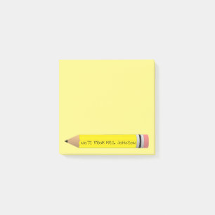Bloco Post-it Lápis amarelo