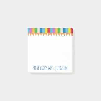 Bloco Post-it Lápis Colorido 2