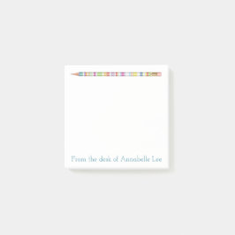 Bloco Post-it Lápis Pastel quatro