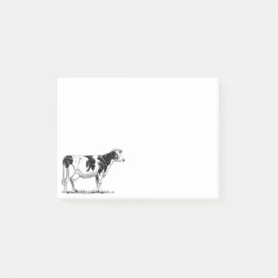 Bloco Post-it Laticínios Holstein, Lápis Fresian