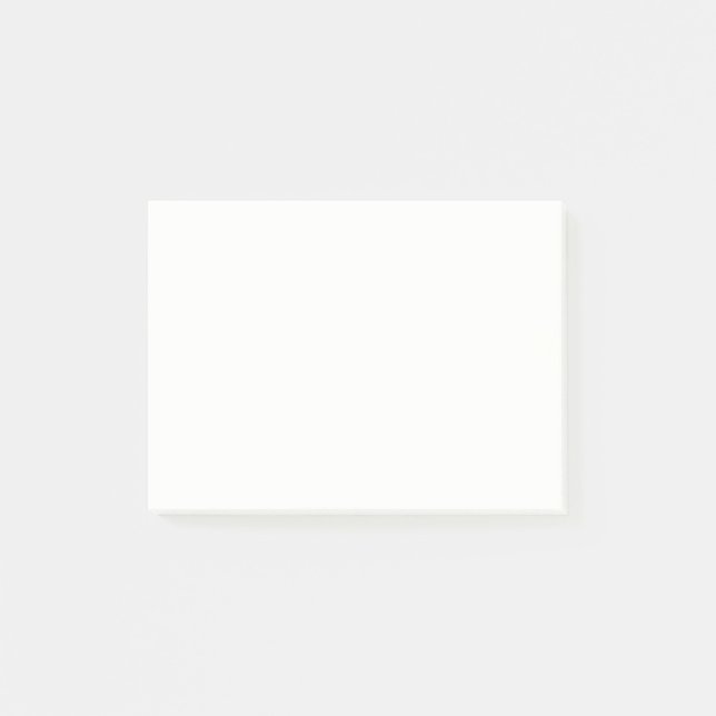 Bloco Post-it Leite Árctico de cor branca (Frente)