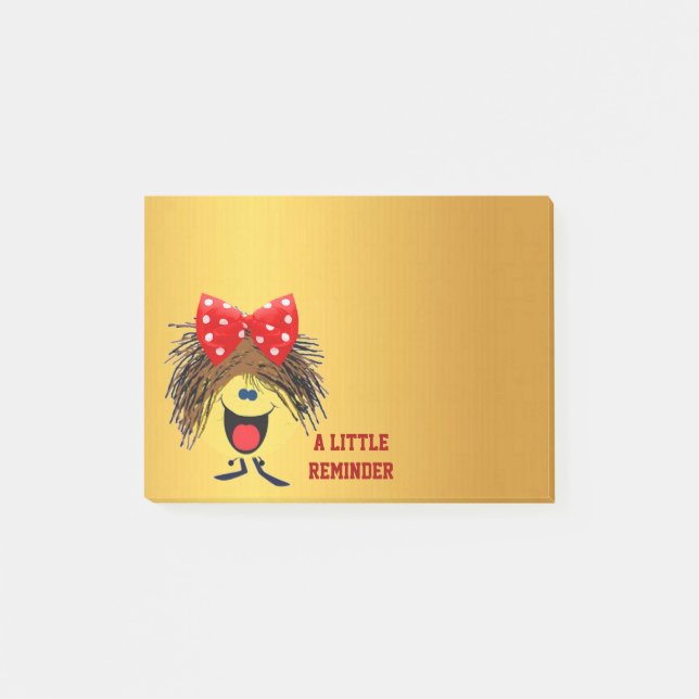 Bloco Post-it Lembrete de Smilie (Frente)