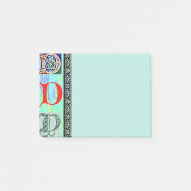 Bloco Post-it Letra D do século XVII (Frente)