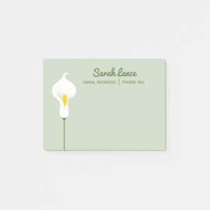 Bloco Post-it Lírio de Calla