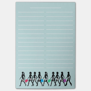 Bloco Post-it Lista de compra Snazzy