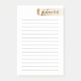 Bloco Post-it Lista de Idioma Espanhol a Fazer