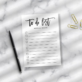 Bloco Post-it Lista Pincel Personalizado para Fazer