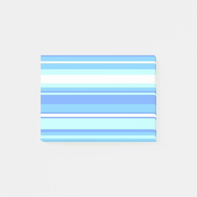 Bloco Post-it Listras azuis (Frente)