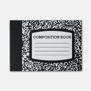 Bloco Post-it Livro de Composição Personalizado Escola/Profess