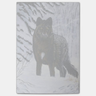 Bloco Post-it Lobo preto