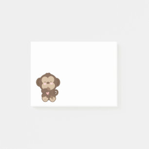 Bloco Post-it Macaco bonito