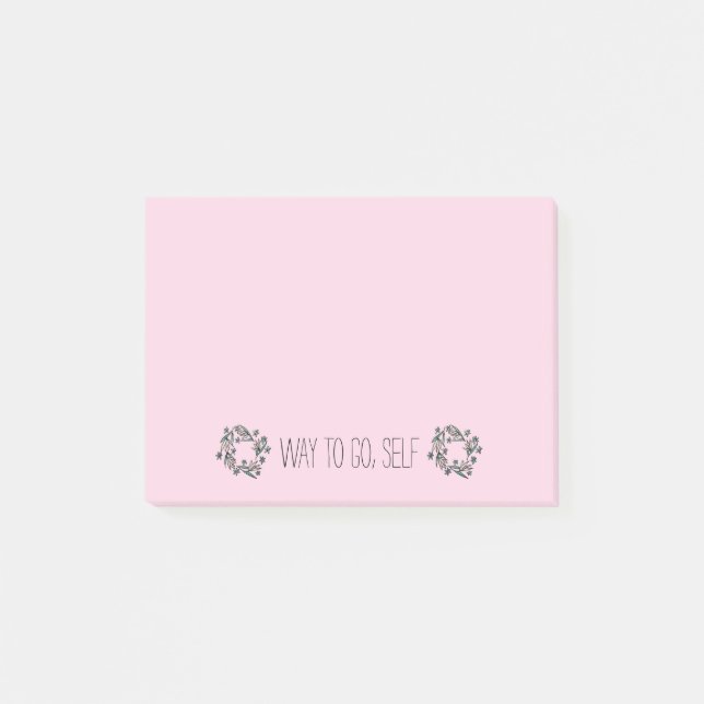 Bloco Post-it Maneira de ir, auto (Frente)