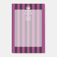 Mantenha o CALM personalizado e seu texto a rosa