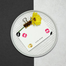 Bloco Post-it Marcas de Lipstick | Nome personalizado