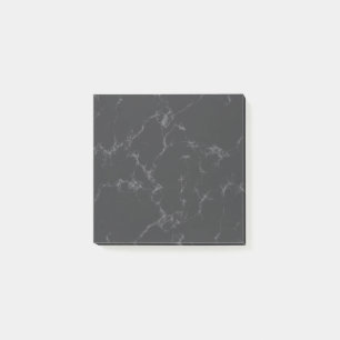 Bloco Post-it Mármore elegante style4 - preto e branco,