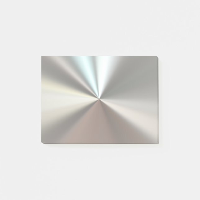 Bloco Post-it Metálico de prata (Frente)