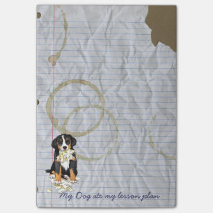 Bloco Post-it Meu Berner comeu meu plano de aula