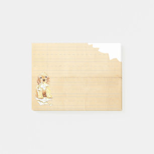Bloco Post-it Meu cocker spaniel comeu meus trabalhos de casa