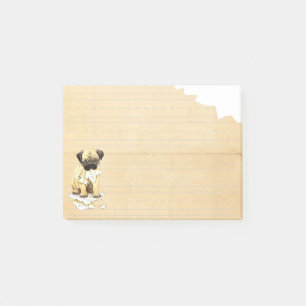 Bloco Post-it Meu Pug comeu meus trabalhos de casa