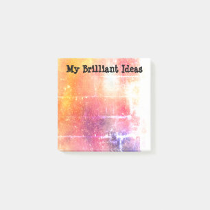 Bloco Post-it Minhas notas pegajosas das ideias brilhantes