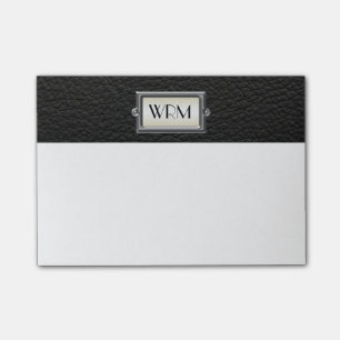 Bloco Post-it Monogrammed - Letra Executive Men Personalizada