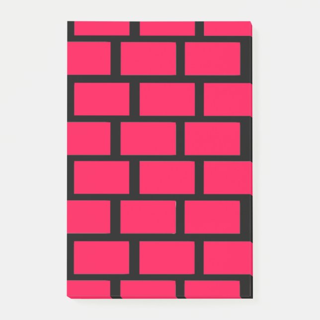 BLOCO POST-IT MURA BRICK VERMELHA (Frente)