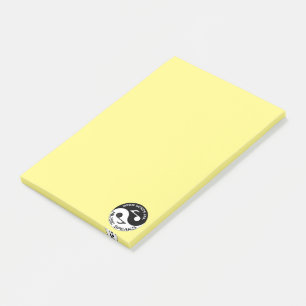 Bloco Post-it Música Yin yang