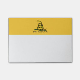 Bloco Post-it Não brinque comigo, Bandeira de Gadsden História P