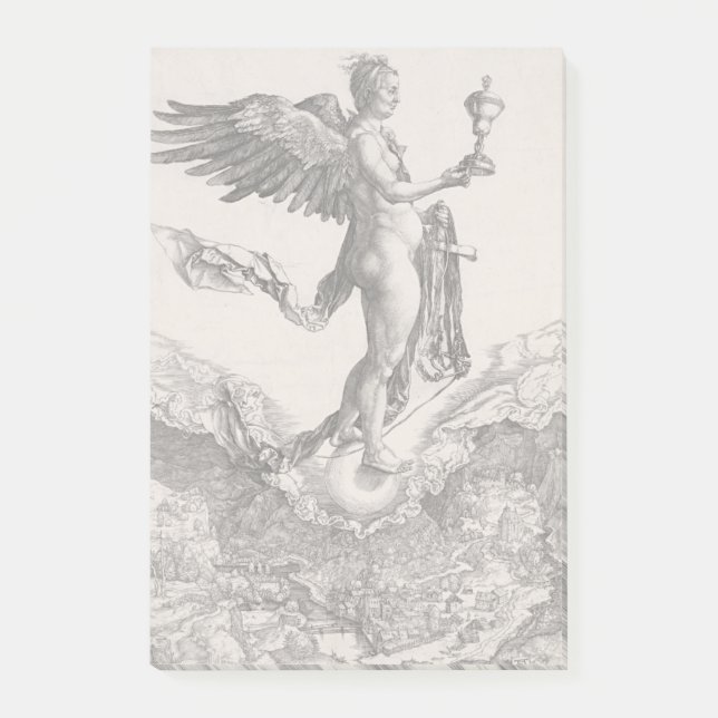 Bloco Post-it Nêmesis Albrecht Durer (Frente)
