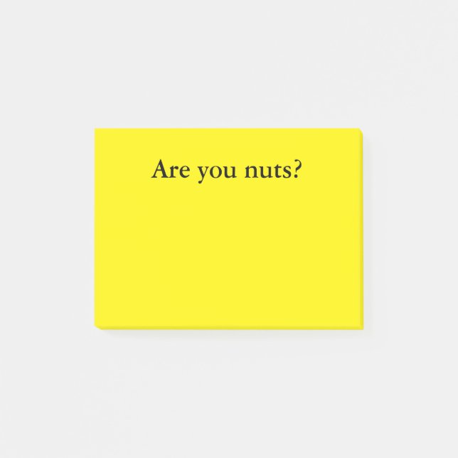 Bloco Post-it Notas agressivas passivas (Frente)