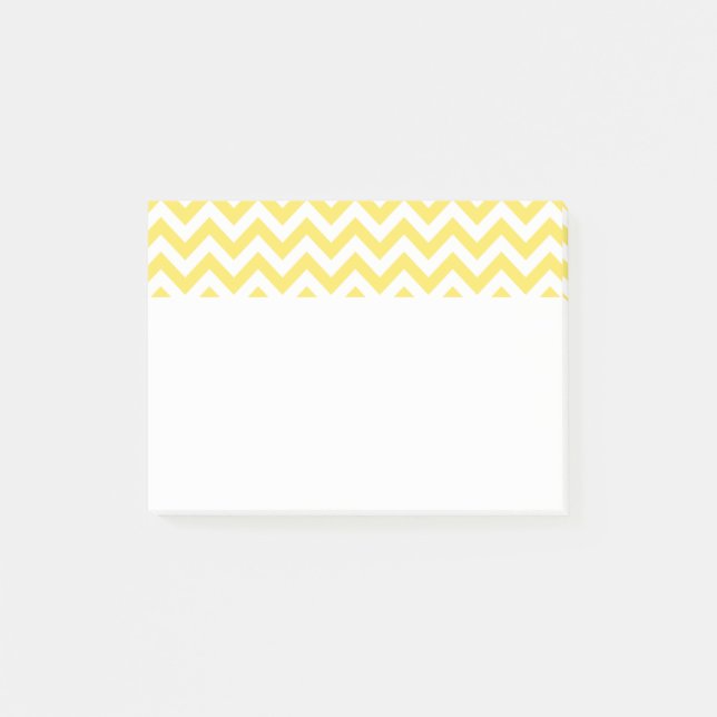 Bloco Post-it Notas da Trendy Chevron (Frente)