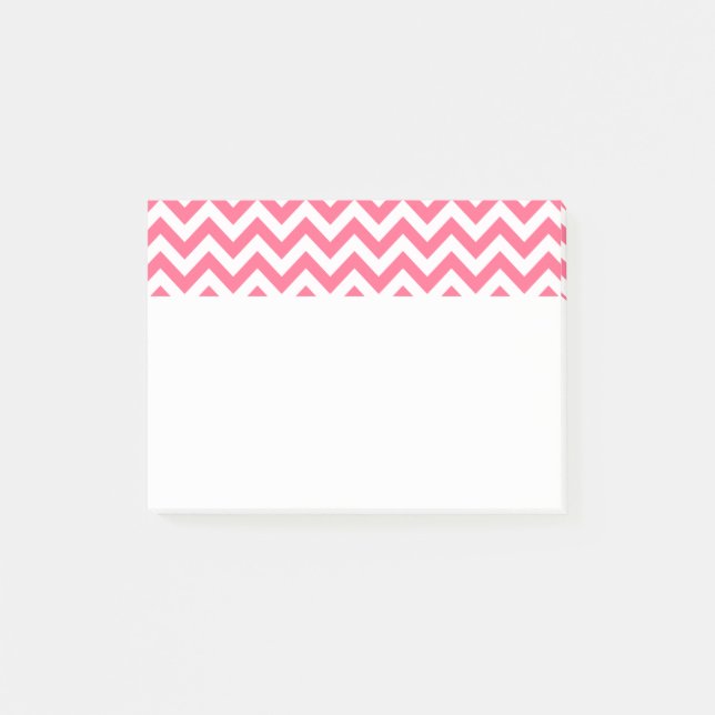 Bloco Post-it Notas da Trendy Chevron (Frente)
