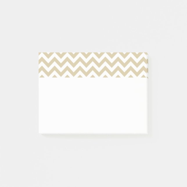Bloco Post-it Notas da Trendy Chevron (Frente)