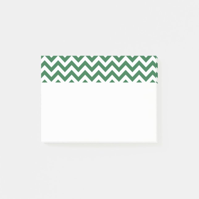 Bloco Post-it Notas da Trendy Chevron (Frente)