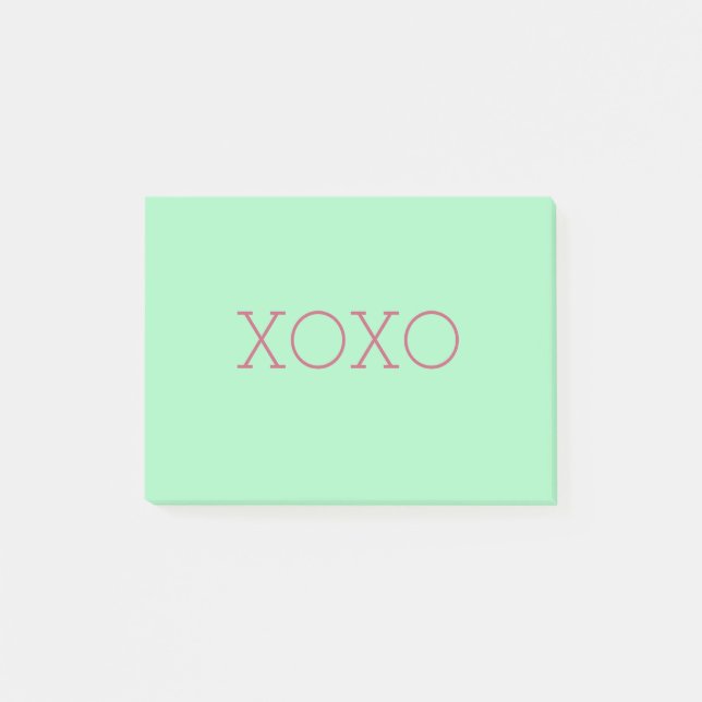 Bloco Post-it Notas da XOXO Post-it® (Frente)